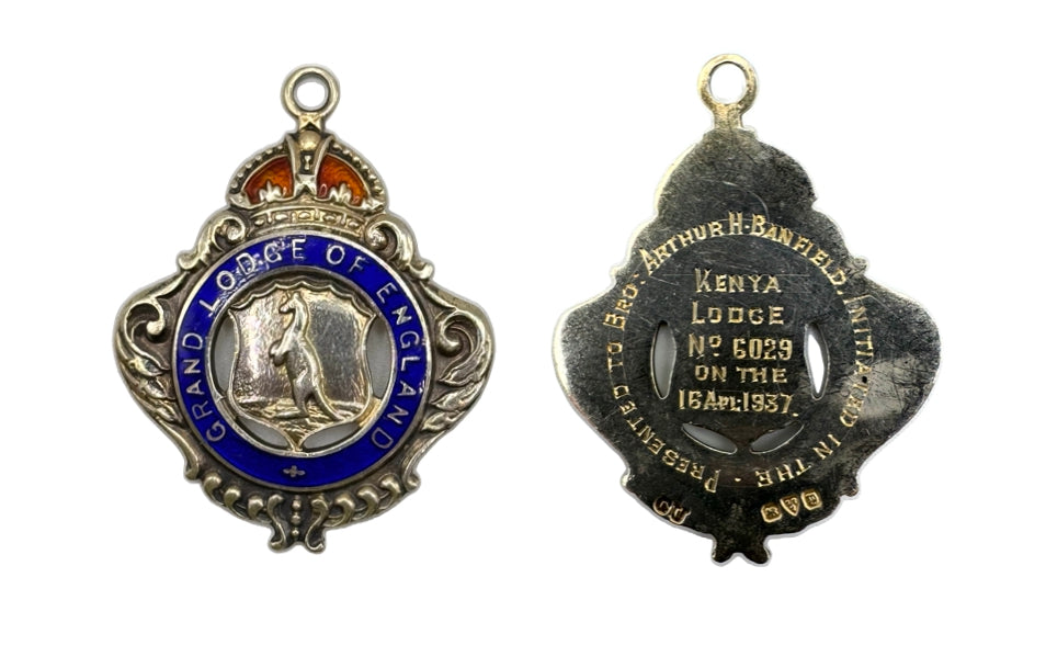 Antique 1927 RAOB Sterling Medal