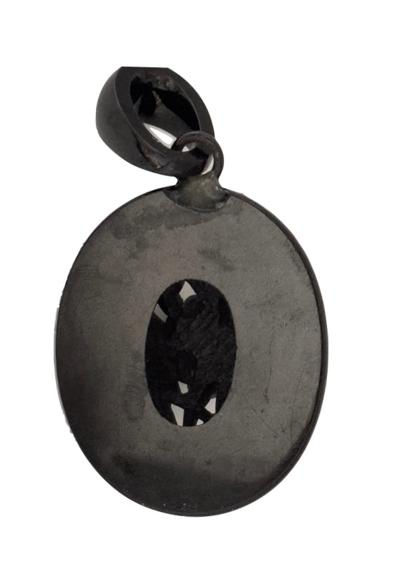 Victorian Jet Mourning Pendant