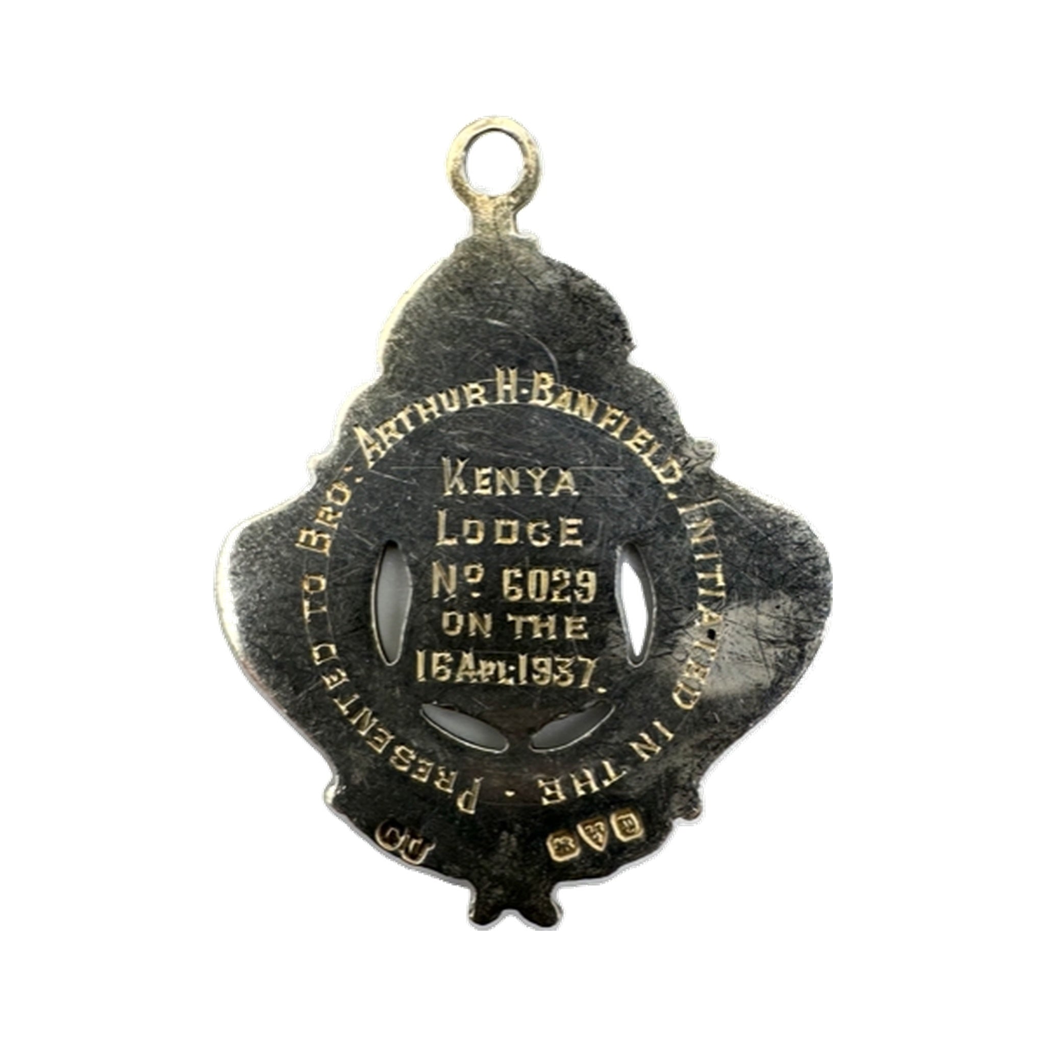 Antique 1927 RAOB Sterling Medal